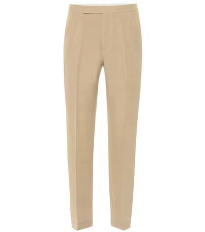 Golden Goose Deluxe Brand Summer Linen-blend Straight Pants