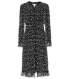 Oscar De La Renta Tweed Midi Dress