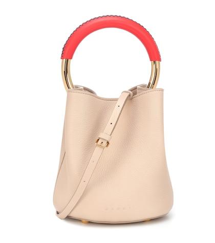 Marni Pannier Small Leather Tote