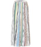 Missoni Wide-leg Cotton Pants