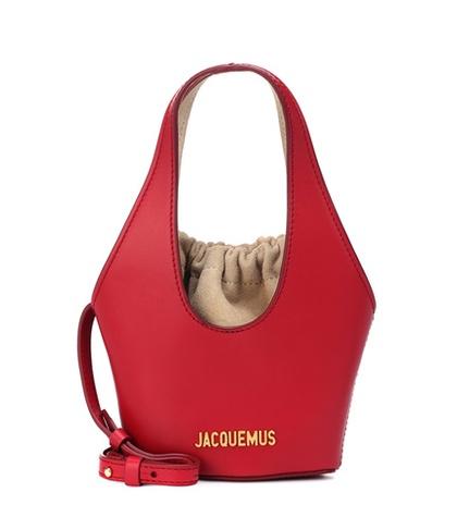 Jacquemus Le Cariño Leather Bucket Bag