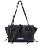 Valentino Etiquette Leather Shoulder Bag