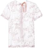 N21 Embroidered Silk Shirt