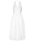 Michael Kors Collection Cotton Halterneck Dress