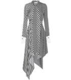 Poupette St Barth Striped Silk Dress