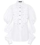 Dolce & Gabbana Embellished Cotton Blouse