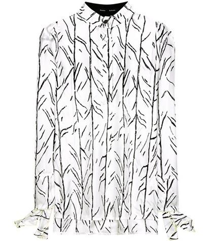 Proenza Schouler Printed Silk Shirt