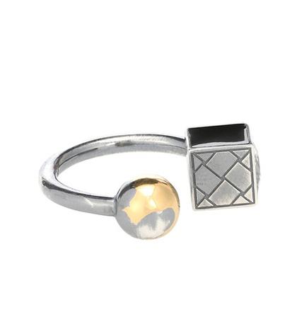 Burberry Silver And Cubic Zirconia Ring