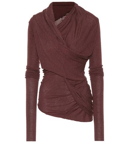 Rick Owens Lilies Wool And Angora-blend Top