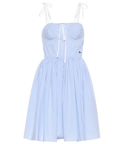 Miu Miu Gingham Cotton Dress