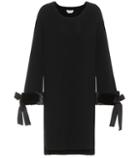 Fendi Fur-trimmed Cashmere Dress