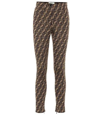 Fendi Cotton-blend Jersey Pants
