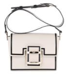 Alexander Mcqueen Viv Mini Graphic Leather Shoulder Bag
