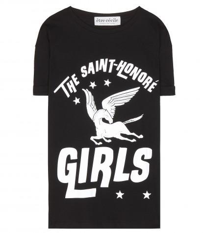 Tre Ccile Printed Cotton T-shirt