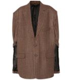 Balenciaga Sleeveless Wool-blend Jacket