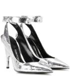 Tom Ford Metallic Snakeskin Pumps