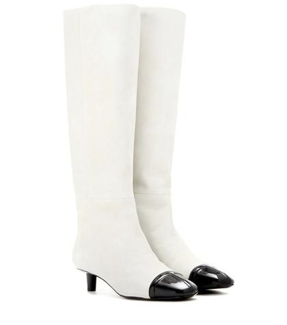 Tom Ford Suede And Patent Leather Boots