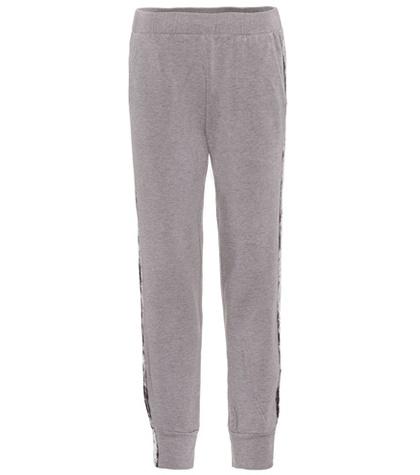 Burberry Bexley Velvet-trimmed Track Pants