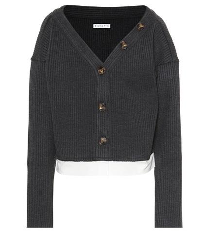Jimmy Choo Ella Ribbed Cardigan