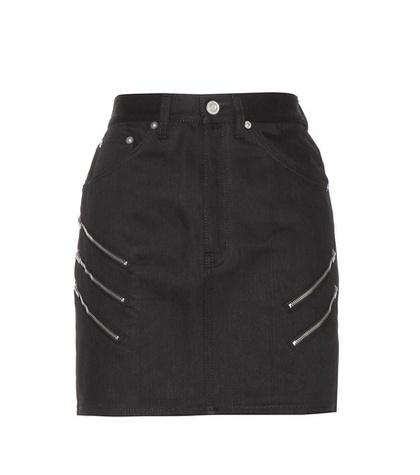 Saint Laurent Denim Miniskirt