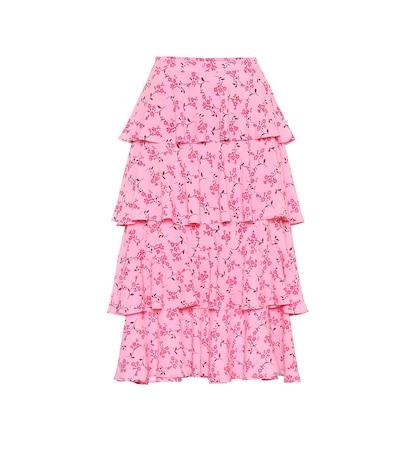 Baum Und Pferdgarten Exclusive To Mytheresa – Scarlet Floral Midi Skirt
