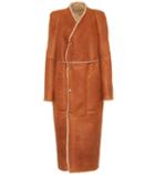 Rick Owens Shearling-lined Suede Coat