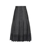 Alexander Mcqueen Jacquard Midi Skirt