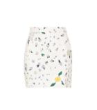 Self-portrait Embellished Cotton Skirt