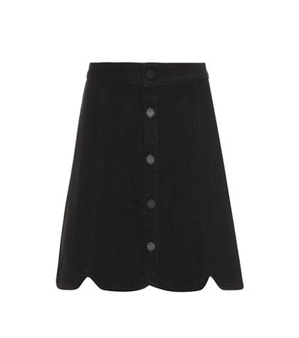 Paige Francesca Cotton-blend Skirt