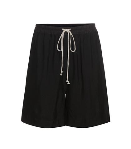 Rick Owens Crêpe High-rise Shorts