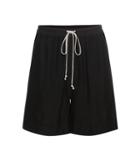 Rick Owens Crêpe High-rise Shorts