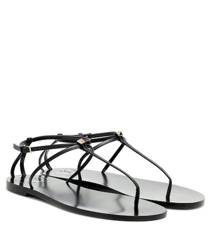 Polo Ralph Lauren Kids Valentino Garavani Rockstud Leather Sandals