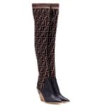 Prada Stretch Knit Over-the-knee Boots