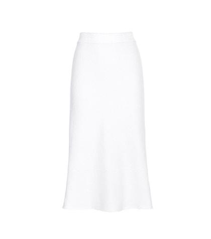 Victoria Beckham Knitted Wool-blend Tweed Skirt