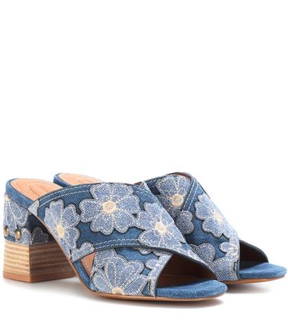 Msgm Denim Sandals