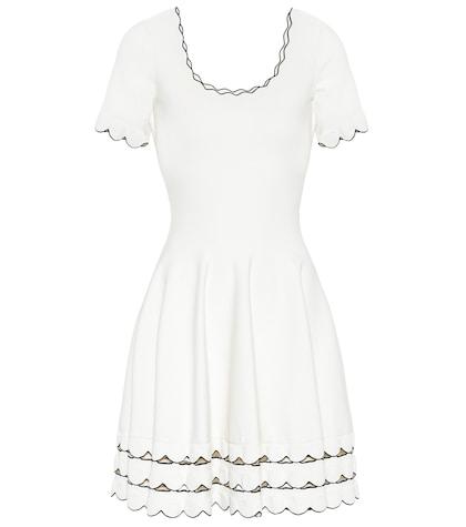 Alexander Mcqueen Scalloped Knit Dress