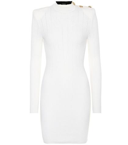 Balmain Wool Sheath Dress