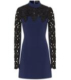 David Koma Lace And Crêpe Dress