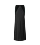 Haider Ackermann Satin And Velvet Maxi Skirt
