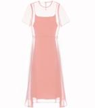 Mansur Gavriel Layered Silk Dress