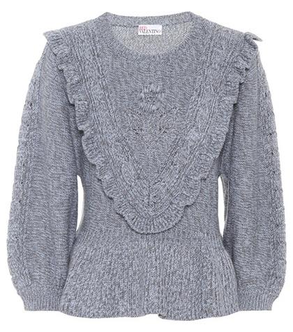 Redvalentino Wool And Alpaca-blend Sweater