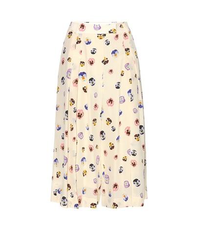 Christopher Kane Printed Crêpe Culottes