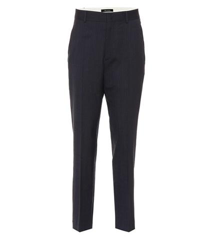 Isabel Marant Hero Striped Stretch Wool Pants