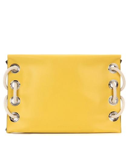 Marni Satelite Leather Clutch