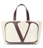 Valentino Garavani Valentino Garavani Vlogo Small Canvas Shopper