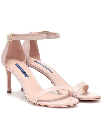 Stuart Weitzman Nunakedstraight Leather Sandals