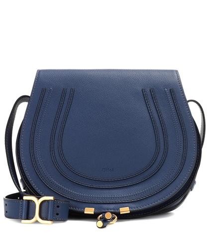 Erdem Marcie Leather Shoulder Bag