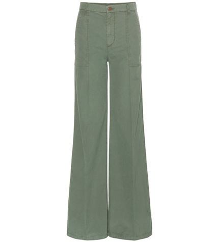 J Brand For Mytheresa.com Mytheresa.com Exclusive Eryn Wide-leg Cotton Trousers