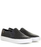 Dorothee Schumacher Lennon Perforated Leather Slip-on Sneakers
