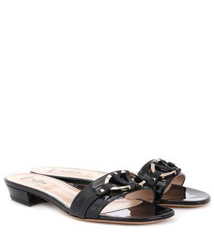 Valentino Valentino Garavani V Rivet Leather Sandals